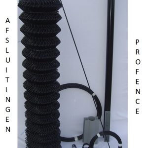 Draadpakket met bovenbuis 1 m h x 25 m groen